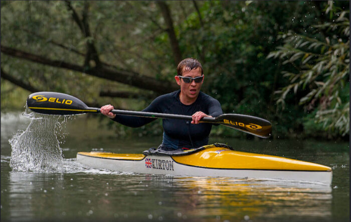 Anne Bertolottti Kayaking