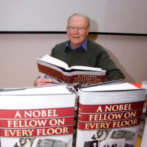 John Finch with ‘A Nobel Fellow on Every Floor’