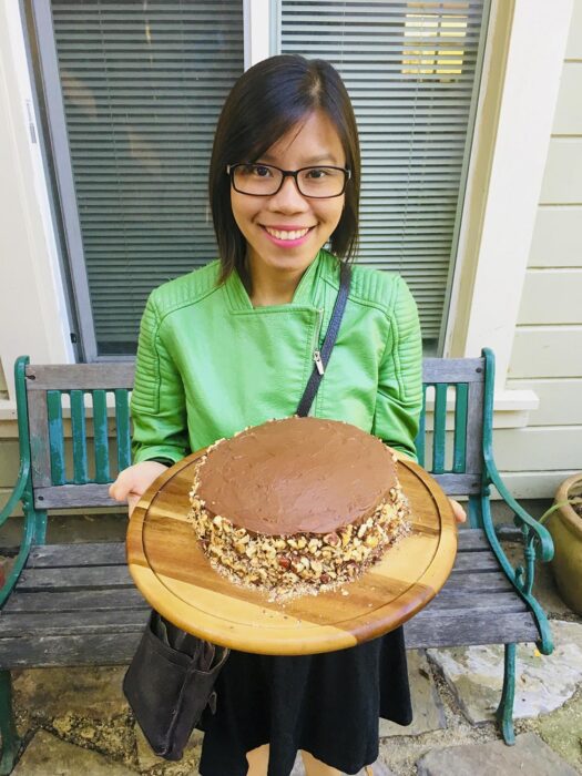 Kelly loves baking