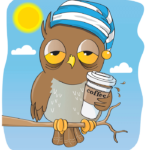 An Owl with caffeine