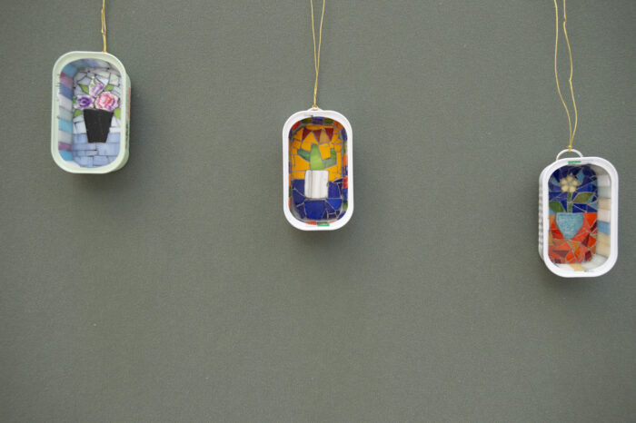 Sardine tin art