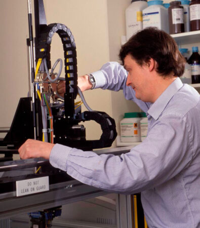 Paul Dear in Lab