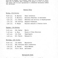 1966 Symposium Programme