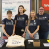Volunteers at the Welcome Desk