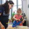 Girl at Mighty Molecular Motors