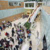 Visitors at the Atrium