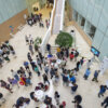 Visitors at the Atrium