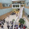 Visitors at the Atrium