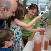 measuring slime in the ‘Worms and Sneezes’ lab