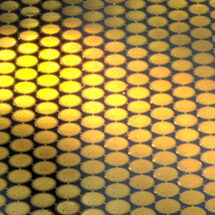 The new hexagonal gold grid design