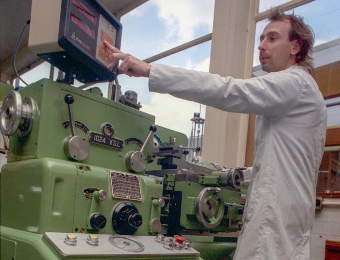 Steve Scotcher CNC lathe 1980s